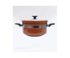 Round Glazed Clay Handi – Cooking Capacity 2 to 2.5kg