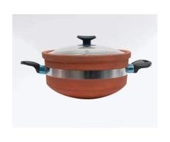 Non-Glazed Clay Karahi – Cooking Capacity 1 to 1.5kg