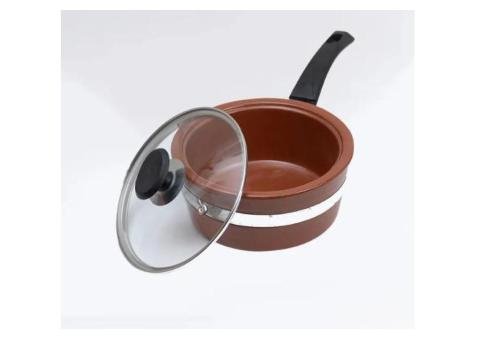Glazed Clay Saucepan – Capacity Approx. 2 Cups Liquid - 2/2