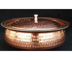 Pure Copper Glass with Qali – 400ml Capacity | Naqshi Design