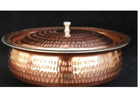 Pure Copper Glass with Qali – 400ml Capacity | Naqshi Design - 2/2
