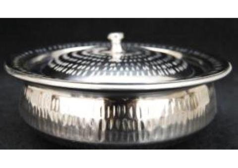 Steel Handi for Cooking – 1.5kg Capacity | 9-Inch | Hammered Design - 2/2