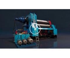 W12 Series Heavy-Duty 4-Roller Plate Rolling Machines