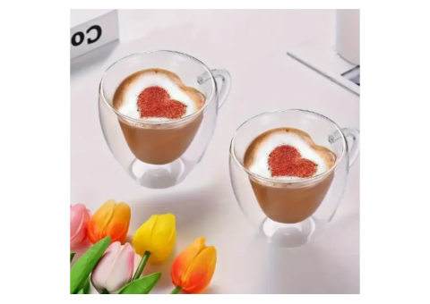7 Charming Reasons to Choose Double Wall Heart Glass Mug - 3/3