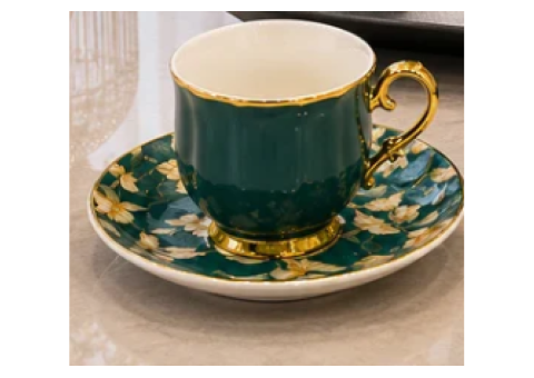 7 Elegant Reasons to Choose Emerald Bloom Coffee Set