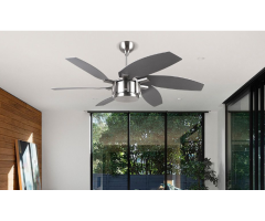 6 Modern Features of Titanium Matte Silver Ceiling Fan