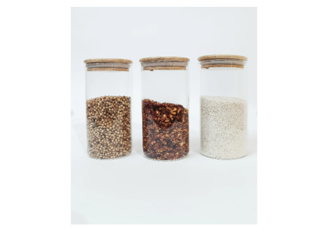 350ml Round Jar with Wooden Lid Glass: 7 Chic Uses - 2/5
