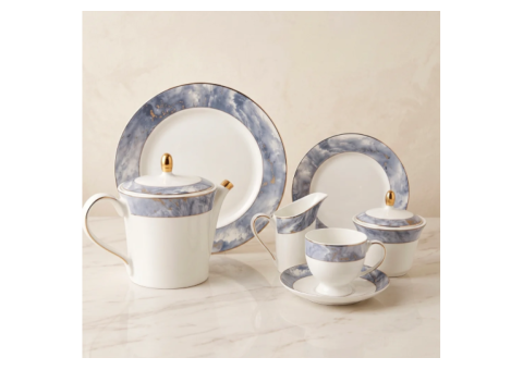 24-Piece Luxury Tea Set: 9 Stunning Porcelain Features - 3/3