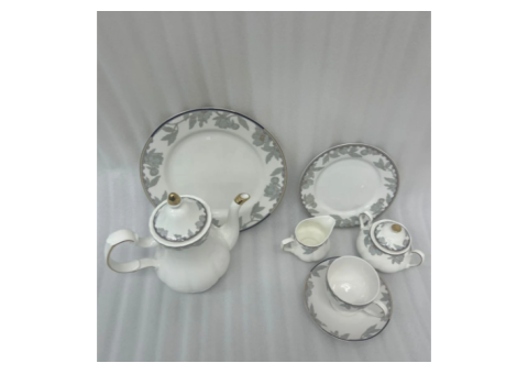 24-Piece Porcelain Tea Set: 9 Elegant High Tea Features - 3/3