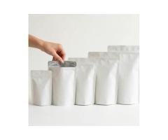 Both Side White Kraft Inside Aluminum Stand Up Pouch (No Window)