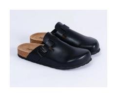 Birkener Clogs – Black Leather