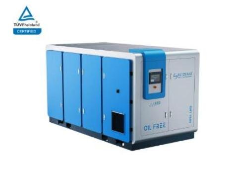 Oil-Free Water Lubricated Screw Compressor IE4 Power