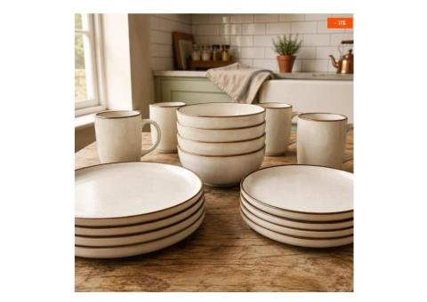 White Ceramic Set – 16 Pcs - 2/2