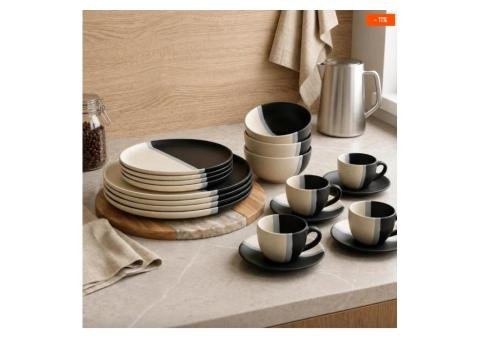 Black and White Ceramic Set