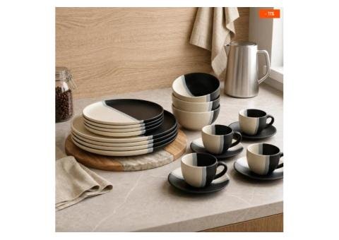 Black and White Ceramic Set - 2/2