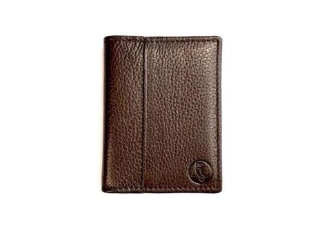 Shale Brown Compact Leather Wallet & Card Holder - 2/2