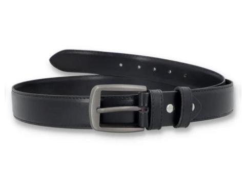 Semi Formal Black Leather Belt