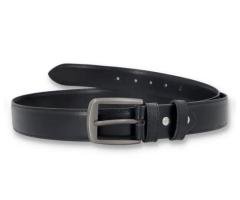 Semi Formal Black Leather Belt