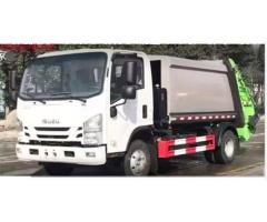 Garbage compression truck