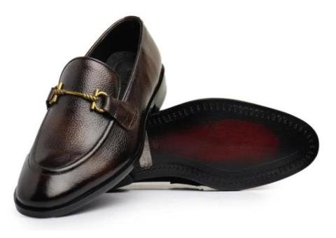 Premium Fero Best Patina Brown Shoes - 2/4