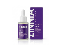 Zinnia Organic Vitamin C Serum | 12% Brightening Glow Care