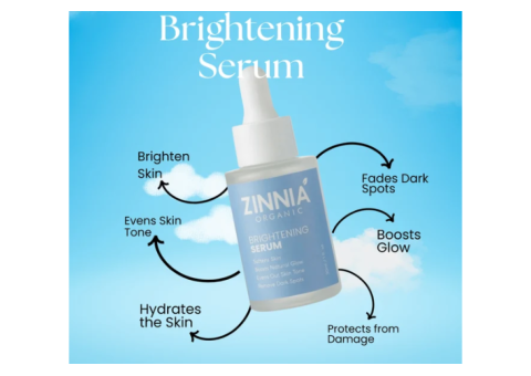 Zinnia Organic Brightening Serum | 5X Radiant Skin Glow - 2/2