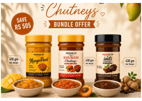3 Bestselling Chutneys Bundle for Ultimate Sweet & Tangy Taste - 2/2