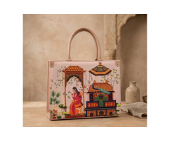 Heritage Tote Bag Anarkali | 7X Royal Mughal Art Elegance