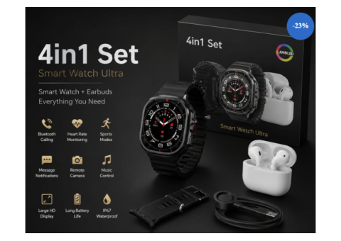 7 Reasons Smart Watch 4-in-1 Set Is a Must-Have