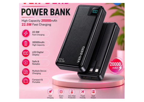 7 Benefits of VEN-DENS Power Bank 20000mAh Fast Charge - 2/2