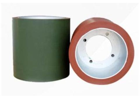 10” (H254×Φ255) NBR aluminum core rubber roller - 2/2