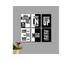 6 PCS Office Wall Decor Cardboard Set