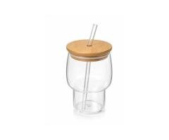 Modern Bamboo Straw Glass