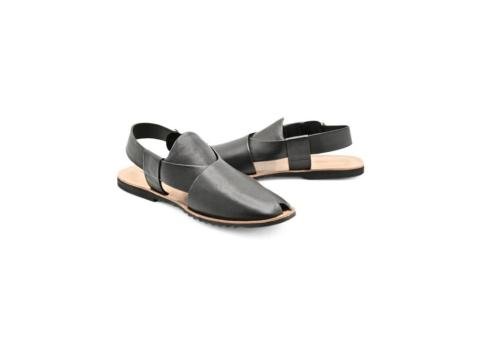 Shigar – Black Peshawari Chappal