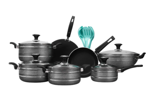 CARA Gift Pack 18 Pieces | Premium Nonstick Cookware Set - 3/5