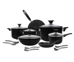 Galaxy Marble Gift Pack 18 Pieces | Premium Cookware Set