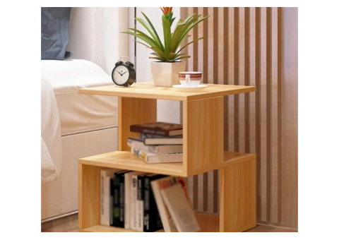 Rectangle Hollow Design Night Stand | Modern Storage Table - 1/5