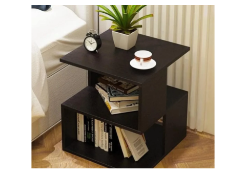 Rectangle Hollow Design Night Stand | Modern Storage Table - 4/5