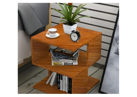 Rectangle Hollow Design Night Stand | Modern Storage Table - 5/5