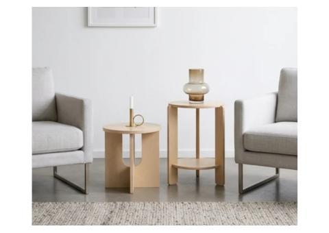 7 Elegant Luna Side Table & Stools for Modern Homes - 1/3