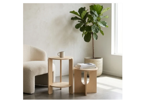 7 Elegant Luna Side Table & Stools for Modern Homes - 3/3