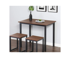 7 Stylish Dahlia Modern Metal Frame Table Sets With Stools
