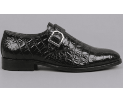 7 Elegant Leather Sole Slip-Ons – Black for Men
