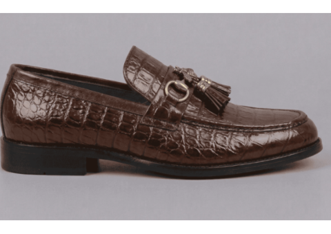 7 Executive Leather Sole Loafers – Brown for Elegant Style