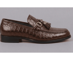 7 Executive Leather Sole Loafers – Brown for Elegant Style