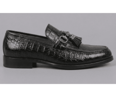 7 Heritage Leather Sole Shoes – Black for Timeless Style