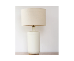 7 Elegant Funnel Neck Lamp in White for Modern Décor