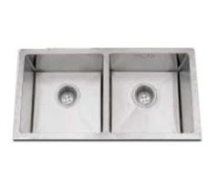 Under Mount Double Bowl Sink 49HM (15.5" × 29.5")