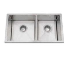 Under Mount Double Bowl Sink 53HM (17.5" × 33")