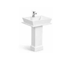 Trend Basin Pedestal by BathX Sanitaryware